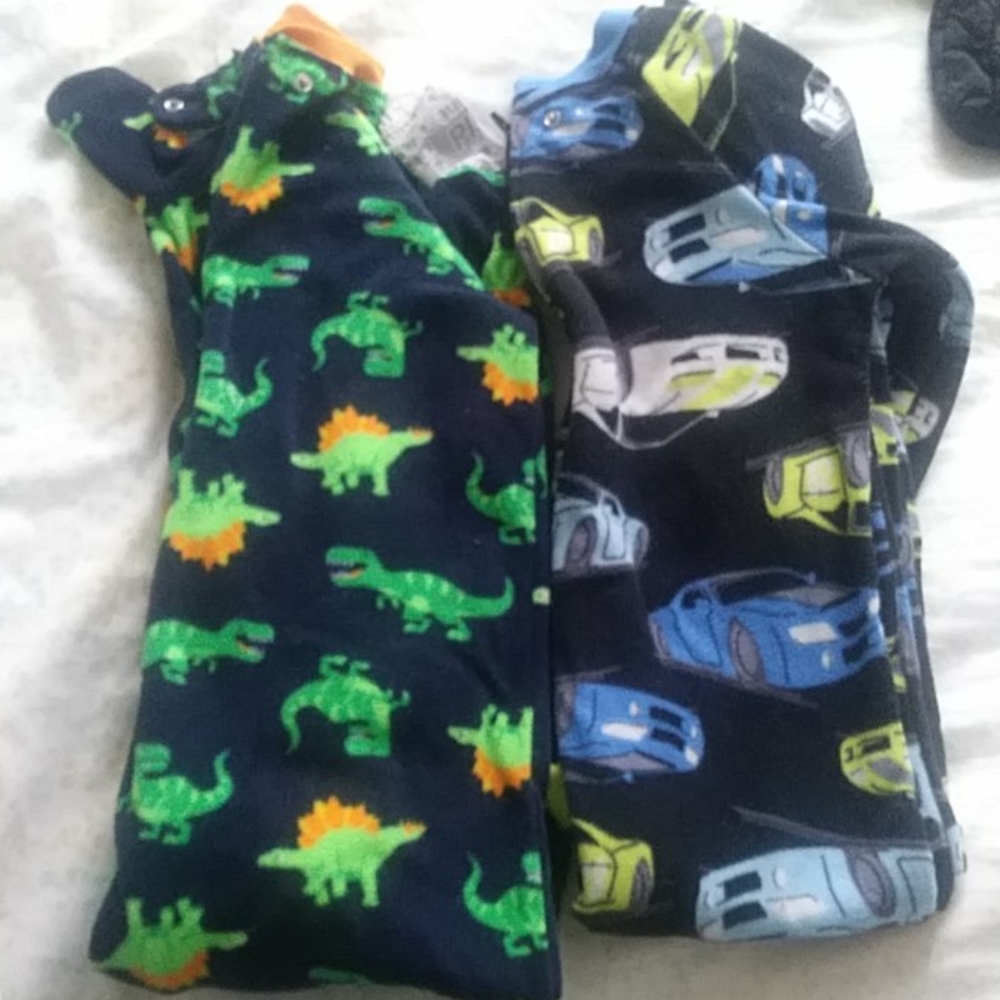 2 Piece Fleece Footie PJs